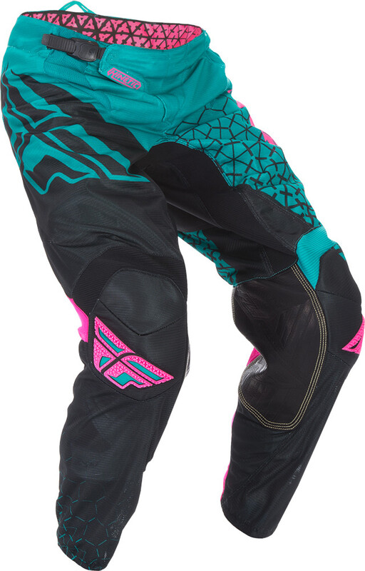 Pantalon infantil FLY RACING Kinetic Trifecta Mesh – Teal/rose/noir