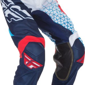 Pantalon FLY RACING Kinetic Trifecta Mesh – rouge/blanc/Azul