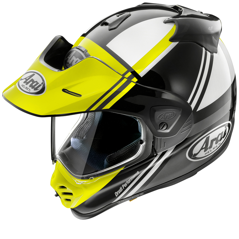 Casque ARAI TOUR-X5 Cosmic – jaune fluo