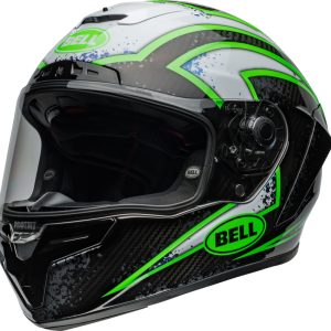 Casque BELL Race Star DLX Flex – Xenon Gloss Black/Kryptonite