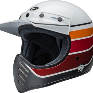 Casque BELL Moto-3 – RSD Saddleback Satin/Gloss White/Black
