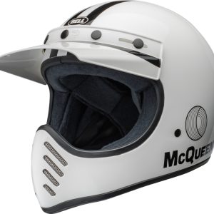 Casque BELL Moto-3 – Steve McQueen Gloss White/Black