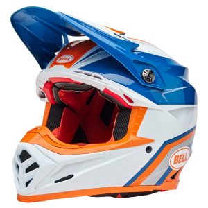 Casque BELL Moto-9S Flex – Merchant Gloss Orange/Blue