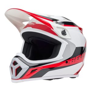 Casque BELL MX-9 Mips – Rift Gloss Red/White