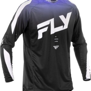 Maillot FLY RACING Evolution DST – noir/blanc/violet