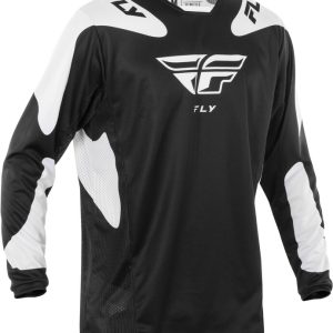 Maillot FLY RACING Kinetic SYM – noir/blanc