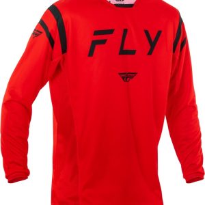 Maillot FLY RACING Kinetic Center – rouge/noir