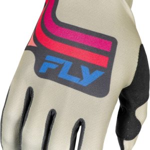Gants FLY RACING Lite S.E. Vice – gris clair/rose/corail