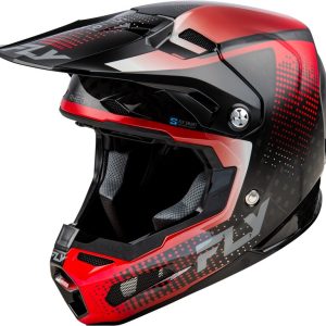 Casque FLY RACING Formula S Carbon Protocol – noir carbone/rouge