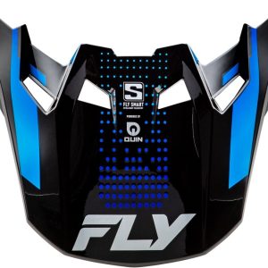 Visière FLY RACING Formula S Carbon Protocol – noir carbone/bleu
