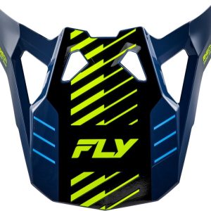 Visière FLY RACING Formula CP Slice – navy/Hi-Vis/blanc