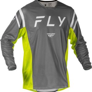 Maillot FLY RACING Kinetic Mesh – gris/jaune