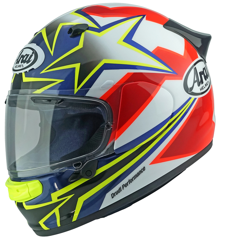 Casque ARAI QUANTIC STAR & STRIPES – rouge