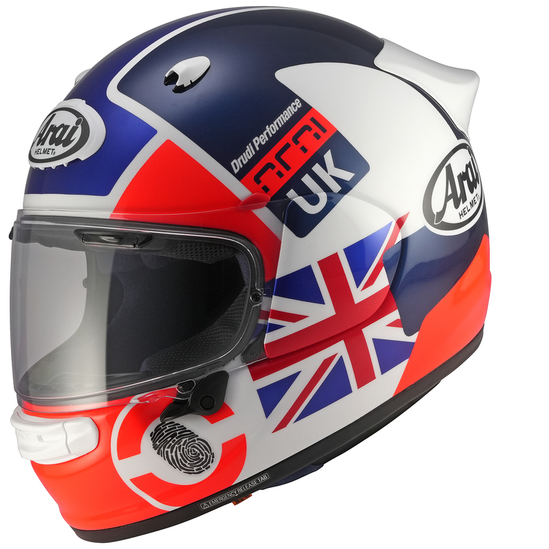 Casque ARAI QUANTIC Nation UK – multicolor