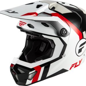 Casque FLY RACING Formula CP Seal – blanc/noir/rouge