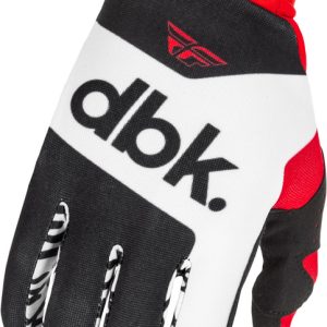 Gants FLY RACING Pro Lite DBK – noir/blanc/rouge