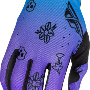 Gants FLY RACING Lite Outline Special Edition – violet/bleu/noir