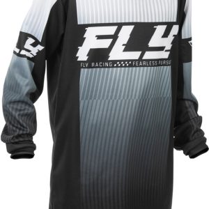 Maillot enfant FLY RACING F-16 – noir/blanc