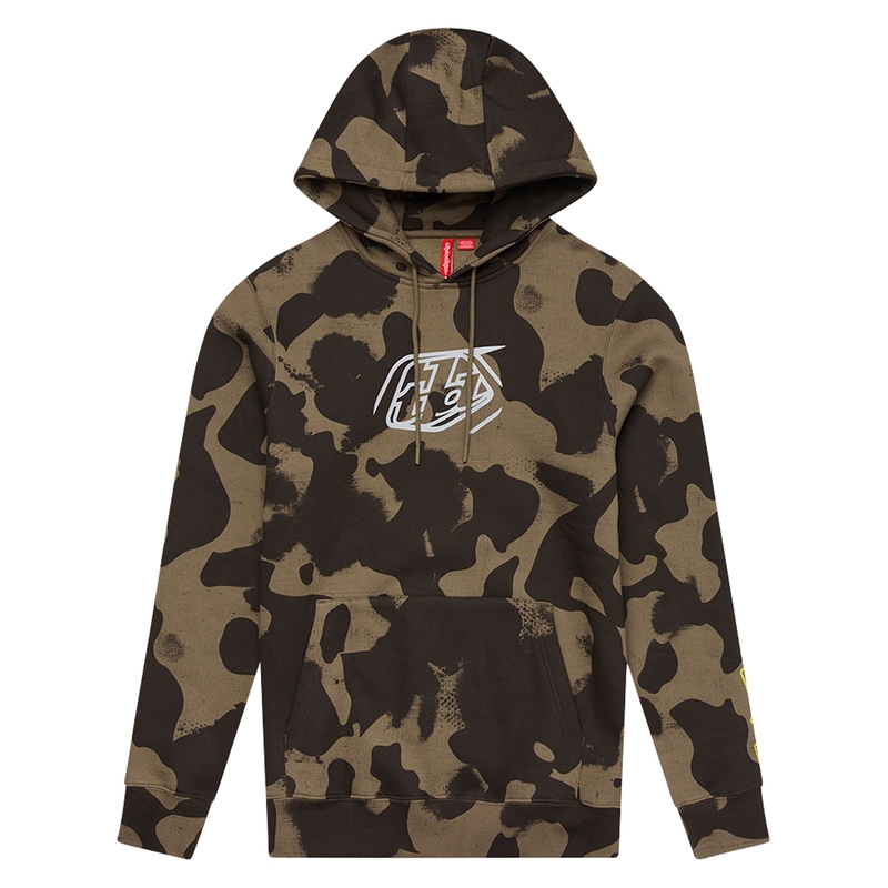 Hoodie TROY LEE DESIGNS Badge – Olive Camo