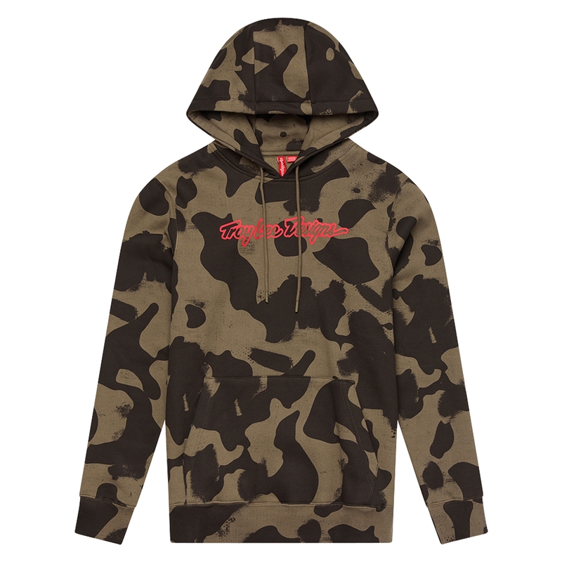 Hoodie enfant TROY LEE DESIGNS Signature – Olive Camo