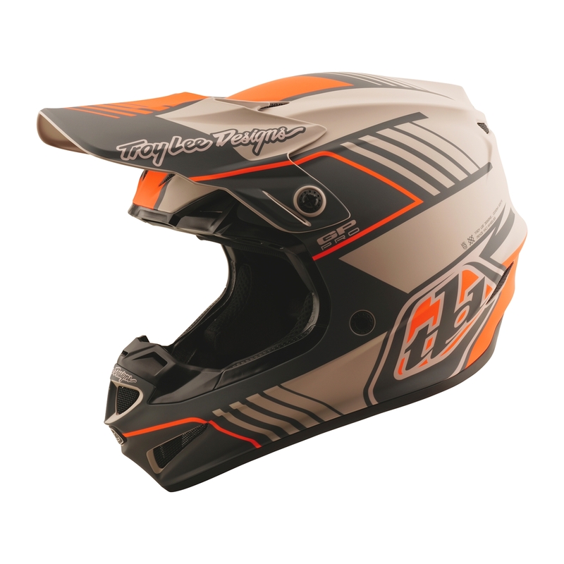 Casque TROY LEE DESIGNS GP Pro Segment – Taupe
