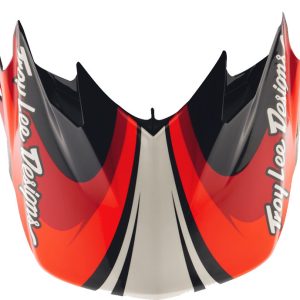 Visière TROY LEE DESIGNS GP Pro Crossover – noir/rouge
