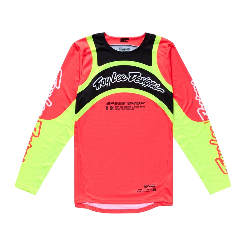 Maillot TROY LEE DESIGNS GP Pro Swerve – Infra Red/jaune