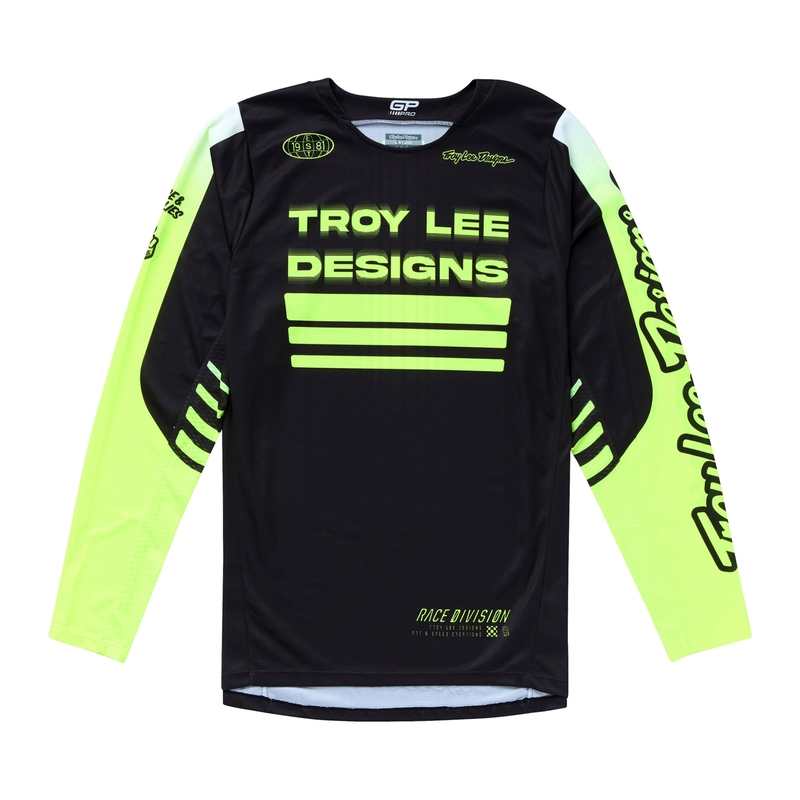 Maillot TROY LEE DESIGNS GP Pro Segment – noir/jaune