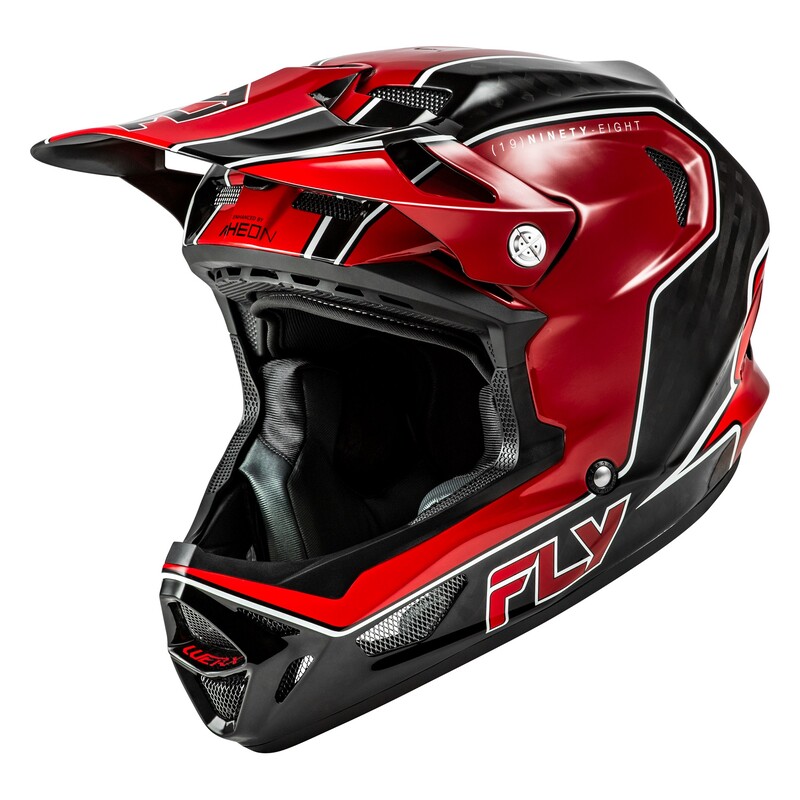 Casque vélo FLY RACING Werx-R Carbon Flow – rouge/noir