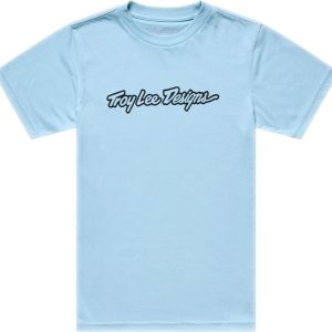 T-Shirt enfant TROY LEE DESIGNS Signature – Dawn Blue