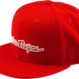Casquette TROY LEE DESIGNS Flat Bill Snapback Signature – Team Red