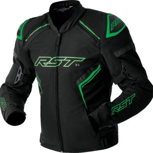 Veste RST S1 D3O Textile – noir/vert fluo