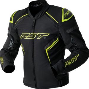Veste RST S1 D3O Textile – noir/jaune fluo