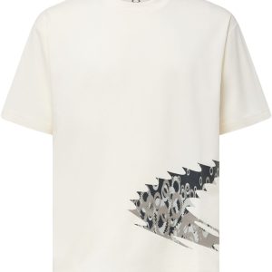 T-Shirt OAKLEY New Retro Static 3.0 – Ceramic White