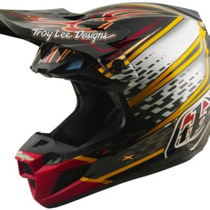 Casque TROY LEE DESIGNS SE5 Composite Mips – Wings noir