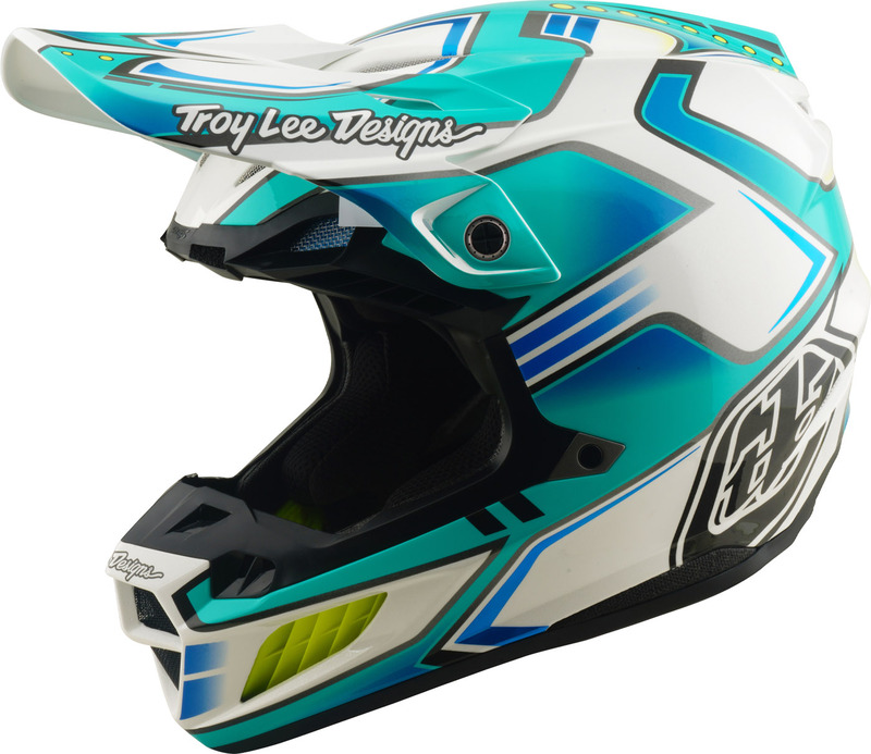 Casque TROY LEE DESIGNS SE5 Composite Mips - Crest Real Teal