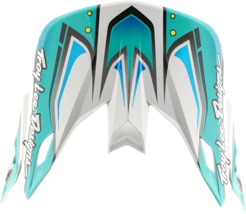 Visière TROY LEE DESIGNS SE5 Composite - Crest Real Teal
