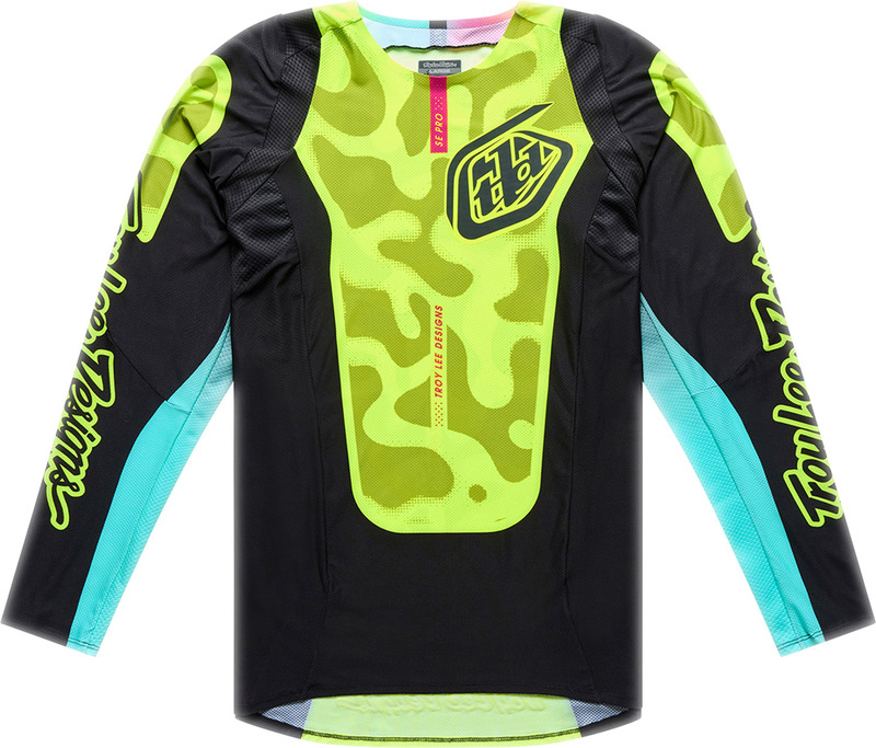 Maillot TROY LEE DESIGNS SE Pro - Myth noir/jaune fluo