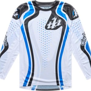 Maillot TROY LEE DESIGNS GP Pro – Roller blanc/bleu