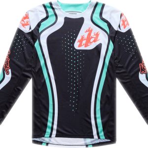 Maillot TROY LEE DESIGNS GP Pro – Roller noir/Teal