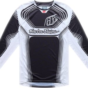 Maillot TROY LEE DESIGNS GP Pro – Streamline noir/blanc