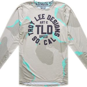 Maillot TROY LEE DESIGNS GP Pro Air – Camo Aqua Desert