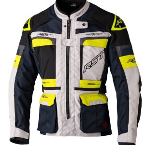 Veste RST Race Dept Adventure X-Treme CE textile – argent/navy/jaune