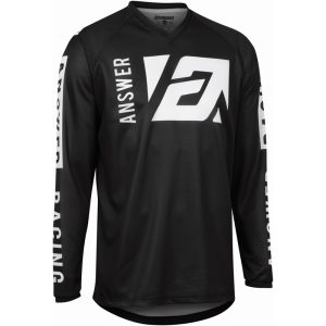 Maillot ANSWER A22 Syncron Merge – noir/blanc