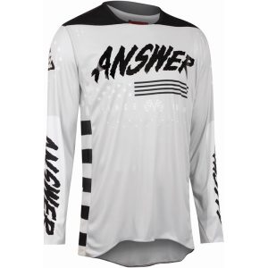 Maillot ANSWER A22 Elite Redzone gris/noir