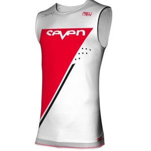 Surmaillot SEVEN Zero Echelon – blanc/rouge