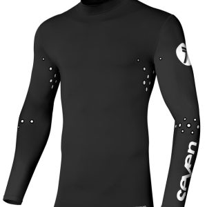 Maillot SEVEN Zero Staple compression laser cut – black