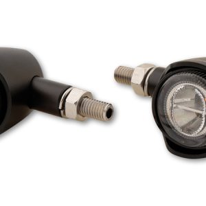 Clignotants LED HIGHSIDER pro – Akron-X – noir/fumé – homologué E – la paire