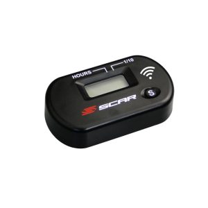 Compteur d&rsquo;heures SCAR Sans-fil avec Velcro noir