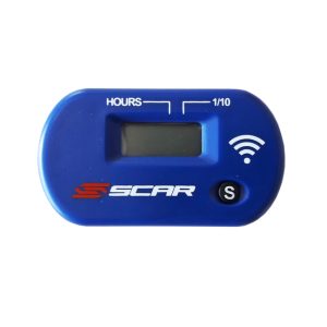 Compteur d&rsquo;heures SCAR Sans-fil avec Velcro bleu